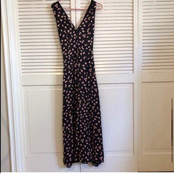 Self-Portrait Twisted Floral-Print Satin-Jacquard Maxi Dress - Picture 8 of 12